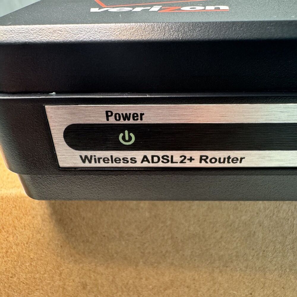 Verizon D-Link DSL-2750B  4-Port Wireless Router‎ With Adapter - Picture 4 of 8